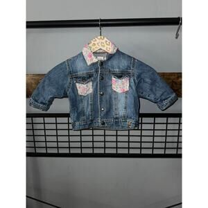 Baby Gap Floral Denim Jacket | Size 12-18 Months